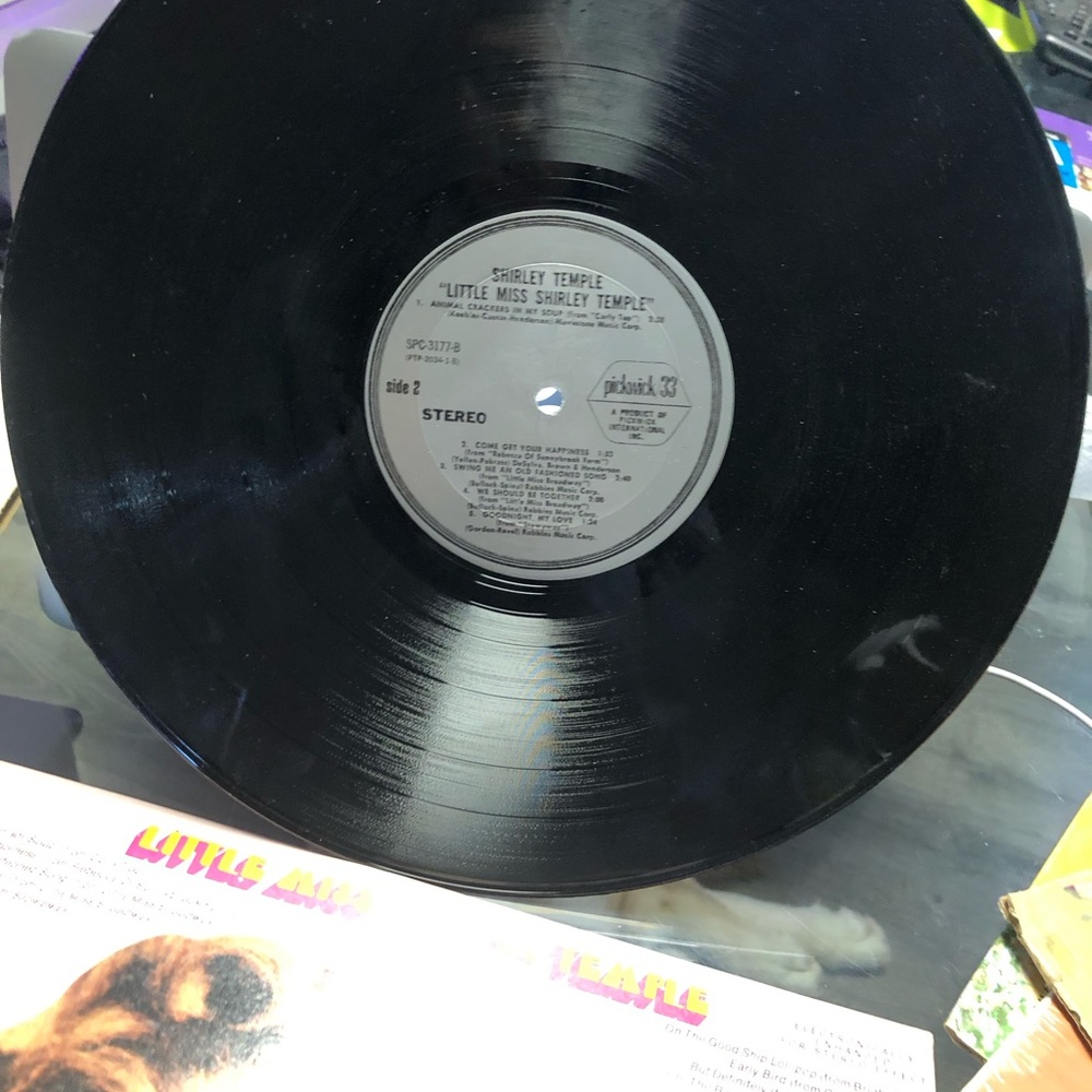little miss Shirley temple vinyl record